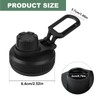 2 Pcs Replaceable Lid Compatible with Nalgene Water Bottle, Wide