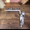Religious Jesus I Saw That Door Frame Decoration - Home