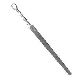 DEXSUR Fox Dermal Curette 4 mm Round Dermatology Scrape Instruments Stainless Steel