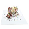 Happy 70th Birthday Pop Up 3D Greeting Card