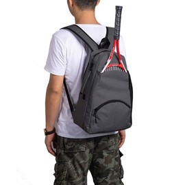 QCWN 2 Raquet Tennis Bag,Tennis Bags for Men Women,Tennis Backpack,Durable Tennis Bookbag,Tennis Pickleball Bag,Tennis Bag Waterproof,Raquet Carrier for Balls, Pickleball Paddles, Badminton Rackets