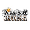 Basketball Grandma Sticker, Leopard Print Basketball Vinly Decal for Cars