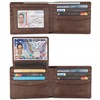 Wallet for Men-Genuine Leather RFID Blocking Bifold Stylish Wallet With