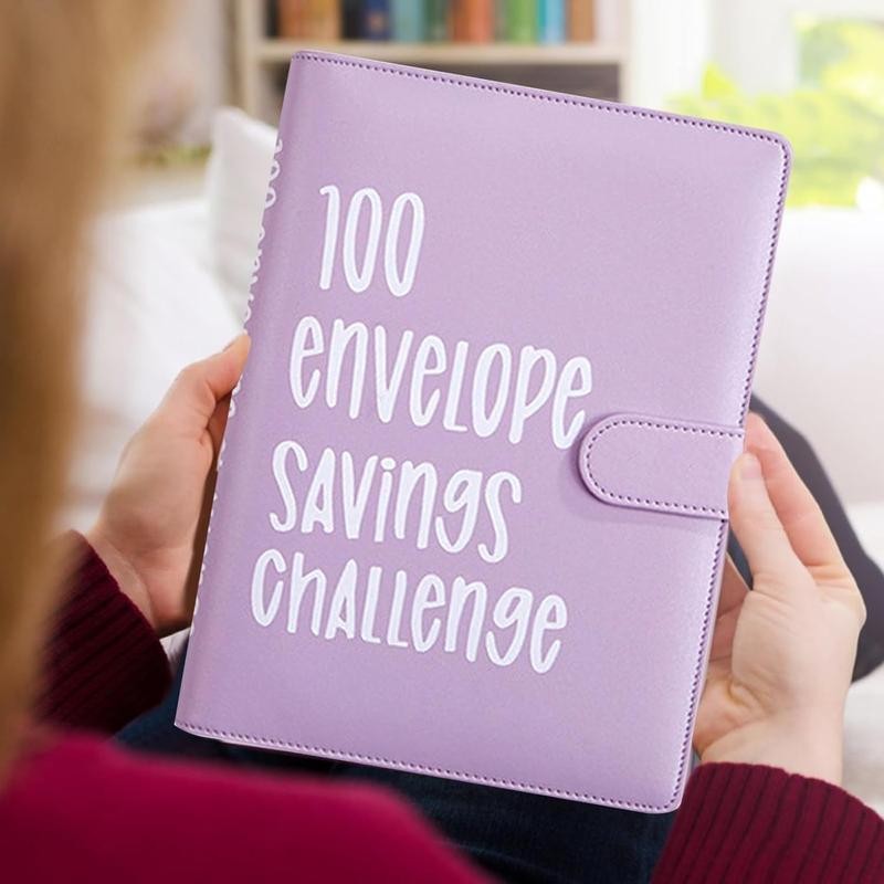 【CLOUDSEA】100 Envelopes Money Saving Challenge Money Saving Binder 100 Envelope