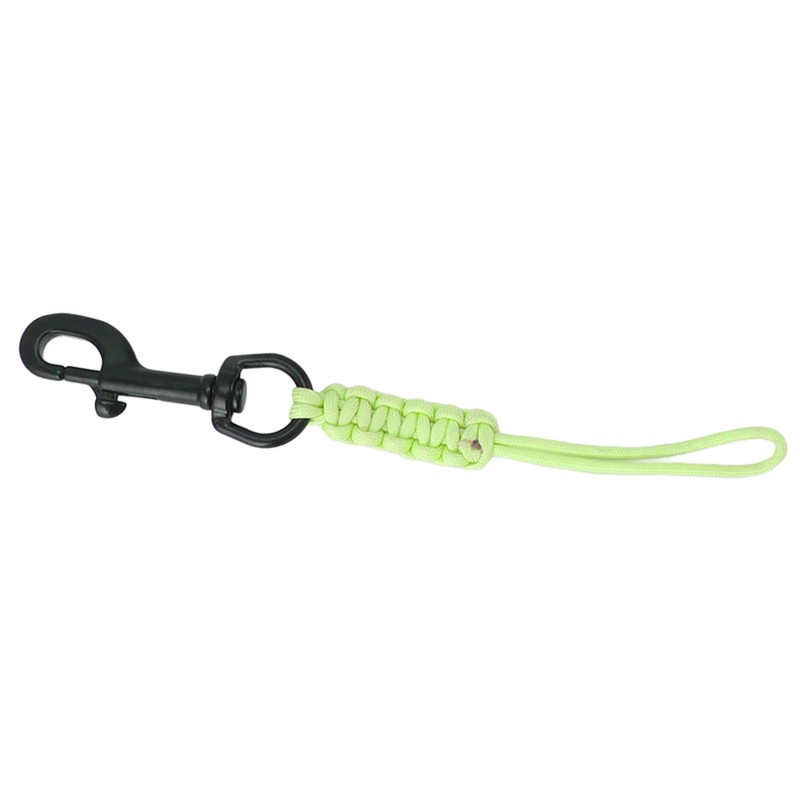 Hand Woven Diving Lanyard Anti Lost Strap Luminous Underwater Safety