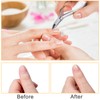 4 Piece Cuticle Pusher Set, Stainless Steel Cuticle Remover, Metal