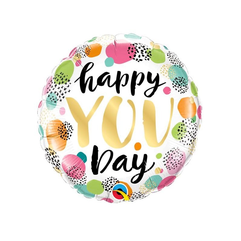 Qualatex Folienballon, 45,7 cm, Happy You Day