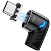 USB C Magnetic Adapter,Right Angle Type C Connector,PD 120W Fast