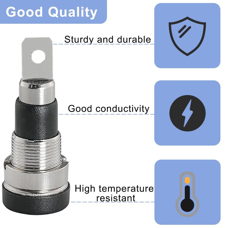 Xiatiaosann 12 Pcs Banana Jack Socket, Female Banana Plug Connector,