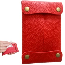 Pocket Tissue Holder for Purse, Soft Tissue Box Reusable Tissue Travel Pouch Paper Box Bag for Face Towels