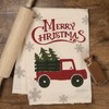 Primitives by Kathy Rustic Holiday Dish Towel, 28 x 28-Inches,