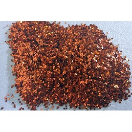 Autumn Gold 0.015 Square Metal Flake - 3 Ounce with Shaker Jar Vintage Paint