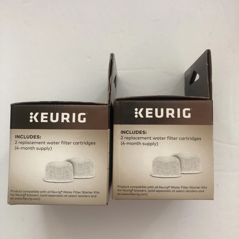 KEURIG Genuine Water Filter Replacement Cartridges 2-Pack Lot