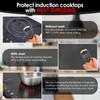KitchenRaku Induction (Magnetic) Cooktop Protector Mat, Black, 20.4x30.7in