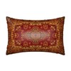 Silk Like Pillowcase for Hair and Skin Boho Retro Red