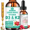 D3 K2 Vitamin 10000iu, Liquid Drop Vitamin D3 With K2