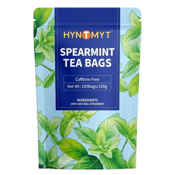 HYNTMYT Spearmint Tea Bags 100 Teabags | Bulk Buy for