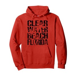 Clearwater Beach Florida retro vintage souvenir gift Pullover Hoodie