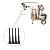 4 Pcs Milking Machine Liners,Black Milk Liner Soft Rubber Teat