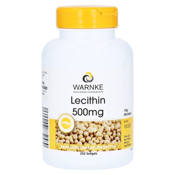 Warnke Lecithin 500 mg Capsules 250 cap