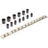 1/4" Drive 13 Piece Metric Impact Socket Set - 6
