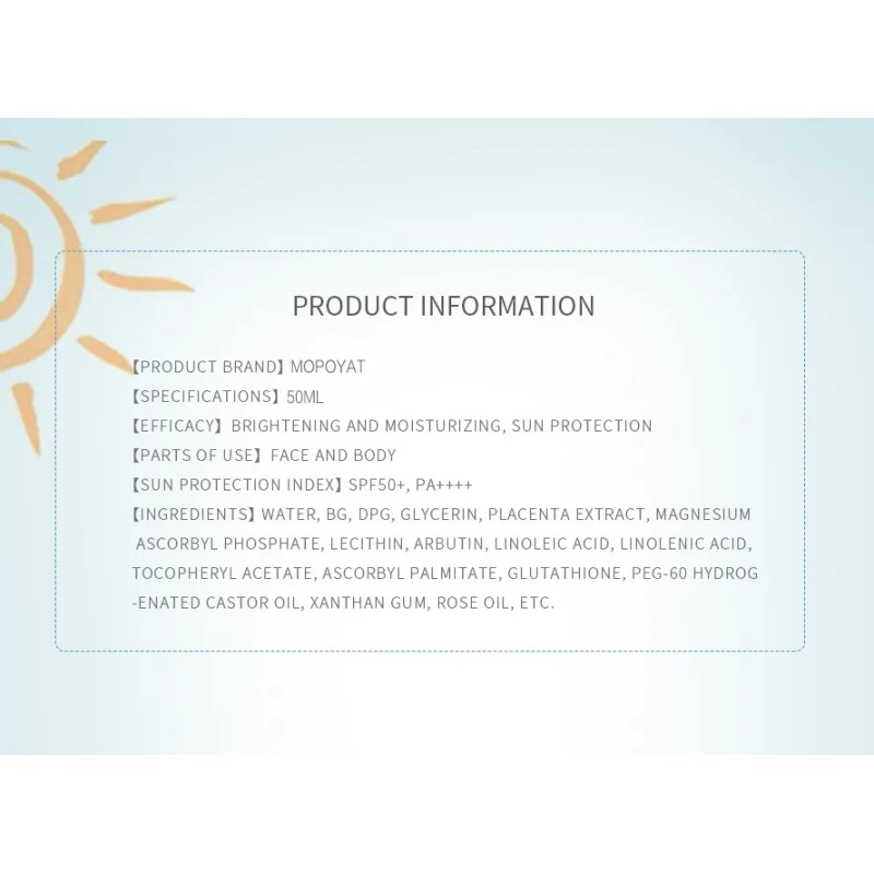 Protector Solar Impermeable Antioxidante Spf50