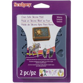 Sculpey Tools™ Flexible Oven Safe Silicone Whimsy Mold, perfect jewelry making and all other types of crafts!  Use with oven bake clay, Liquid Sculpey® and resin