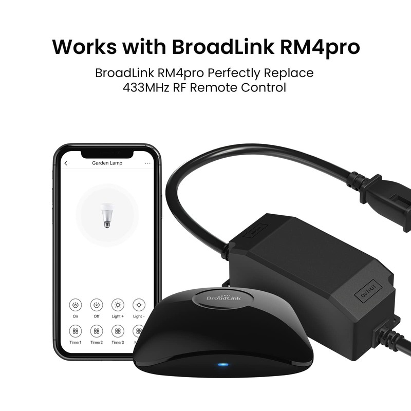 BroadLink Outdoor Christmas String Lights Dimmer 240W with RF Remote