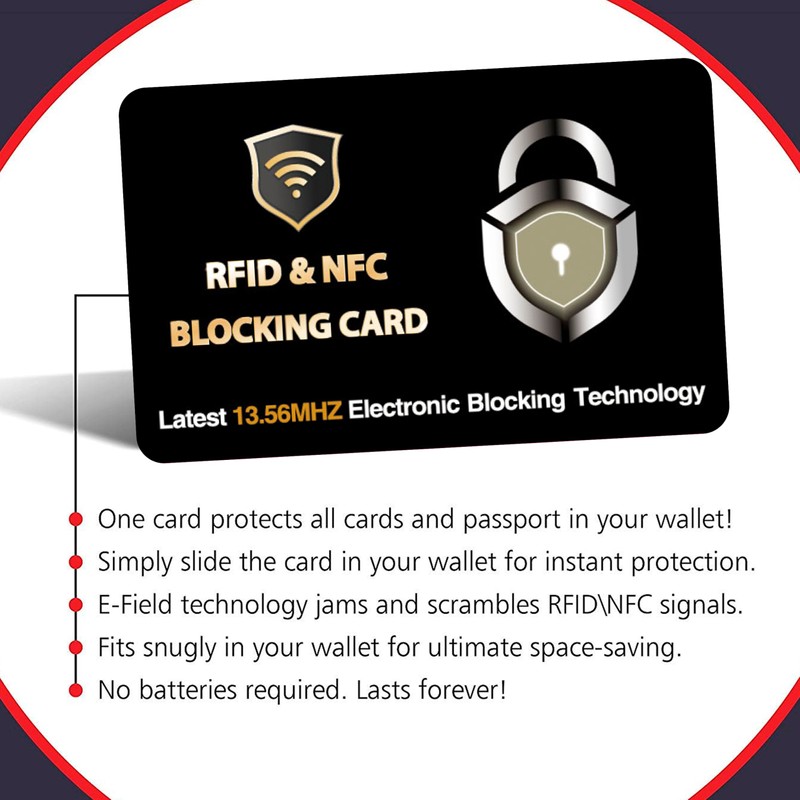 SaiTech IT 2 PK RFID Blocking Cards Protect Your Entire