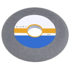 HARFINGTON Bench Grinding Wheel 6 Inch 80 Grit 0.4" Thickness 1-1/4 Inch Arbor Aluminum Oxide Grinding Wheel Grinding and Cutting Grinder Wheel for Cars Ships Machinery, Grey