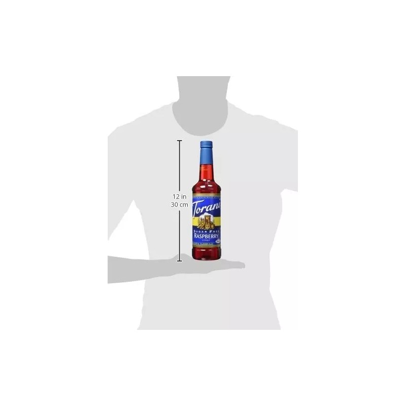 Torani Sugar Free Syrup, Raspberry, 25.4 Ounce Bottle