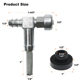 951-0171 Fuel Shut Off Valve 735-0149 Fuel Tank Bushing Replacement Compatible with Co leman Powermate 4200 5000 Generator：Fuel Tank Valve & Bushing Grommet for MTD Cad et Mower Snow Blower Tiller
