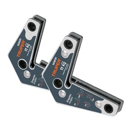 Truper ESM-32, 2 Escuadras magnéticas esquineras 3" capacidad de carga 11 kg