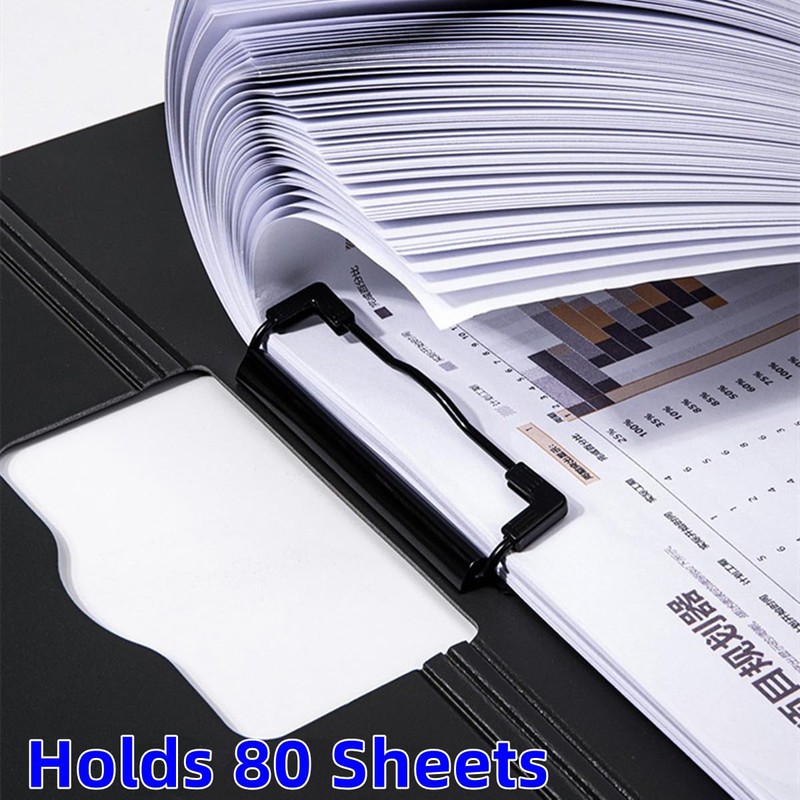 A4 Clipboard with Cover, 6 Pack Foldover A4 Clipboard File