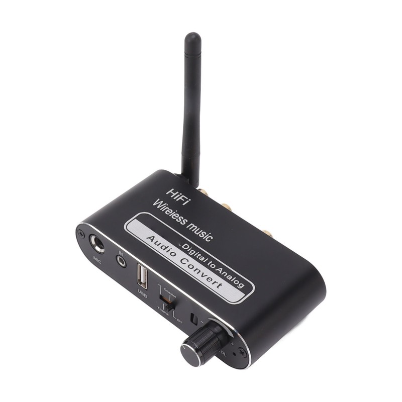 Digital to Analog Converter Coaxial to Analog Adapter Bluetooth 5.1