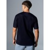 Trigema Men's T-Shirt, navy