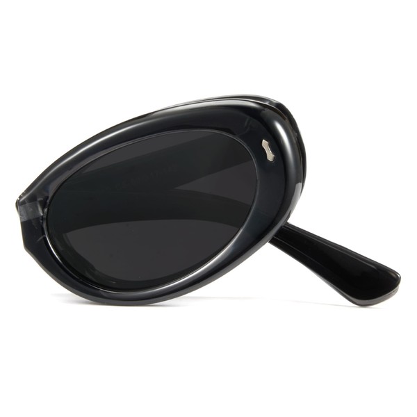 Cyxus Folding Polarized Sunglasses Oval for Men Women Easy Carry