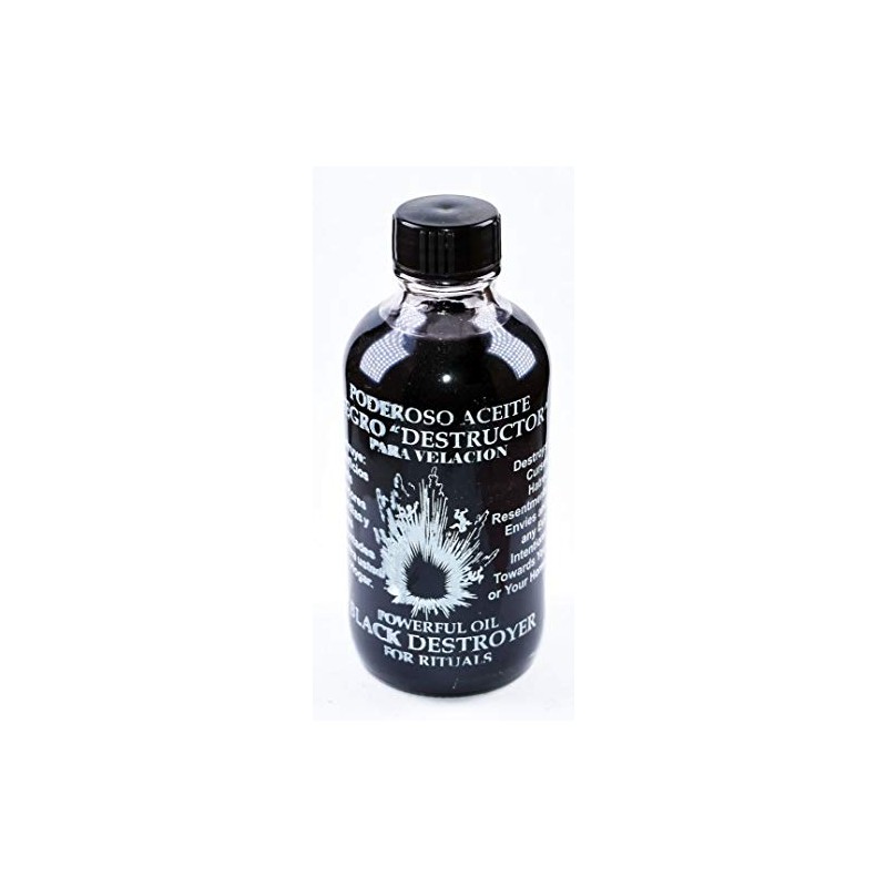 3 PIECES BRYBRADAN BLACK DESTROYER OIL/NEGRO DESTRUCTOR ACEITE 4 OZ.