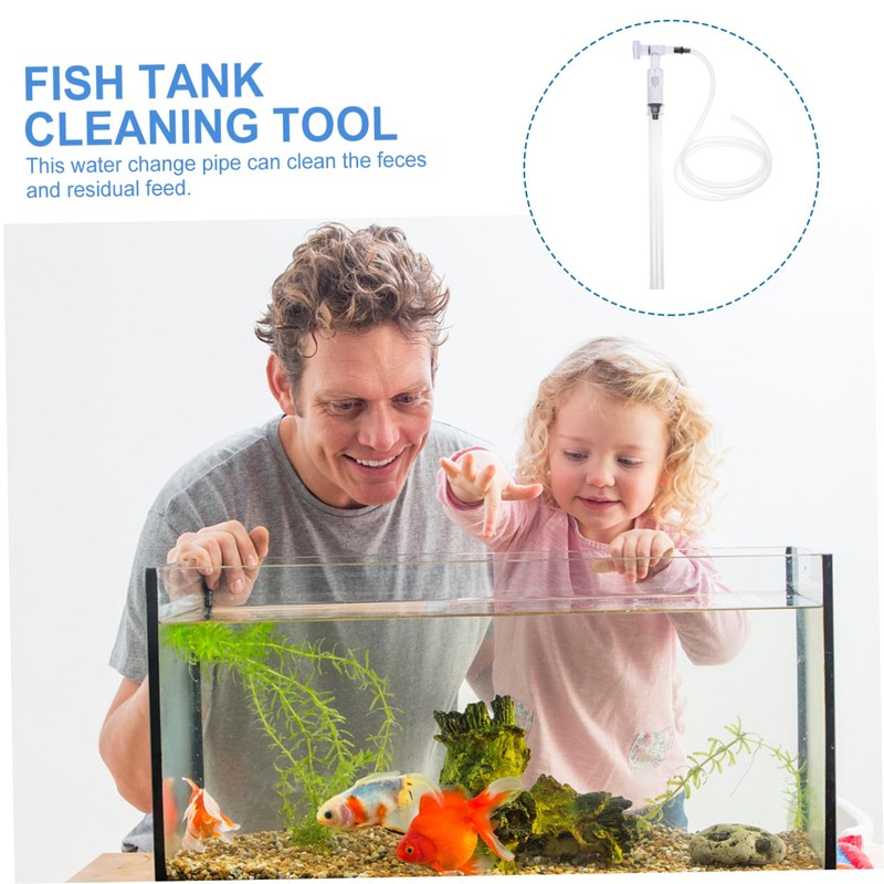 BESPORTBLE 2pcs Aquarium Water Changer Practical Fish Tank Cleaning Tool