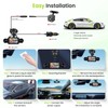 Hodozzy 1080p 4 Channel Car Dashcam, 360° Dash Camera Front