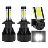 2pcs Vehicle X7‑COB 6500K H7 LED Headlight High Front Light