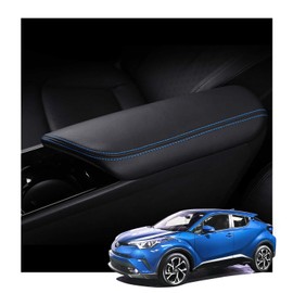 LFOTPP Car Armrest Box Cover for CH-R CHR, Center Console Arm Rest Protection Case PU Leather Interior Accessories (Right-Hand Drive)