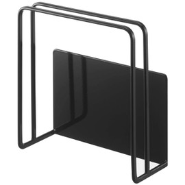 Yamazaki 5139 Magnetic Cutting Board Stand, Black, Approx. W 5.3 x D 2.2 x H 5.5 inches (13.5 x 5.5 x 14 cm), Tower Floating Storage, Easy Installation