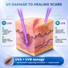 UPF50+ Silicone Scar Sheets with UV Protection(1.8”x 157" Roll 4M)