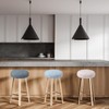 PATIKIL Stool Covers Round, 2 Pcs Elastic Bar Stool Covers