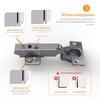 Chibery 50 Pack Frameless Full Overlay Soft Close Concealed Hinges,