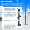 10 Pack String Light Poles,5Ft Metal Poles for Outdoor String