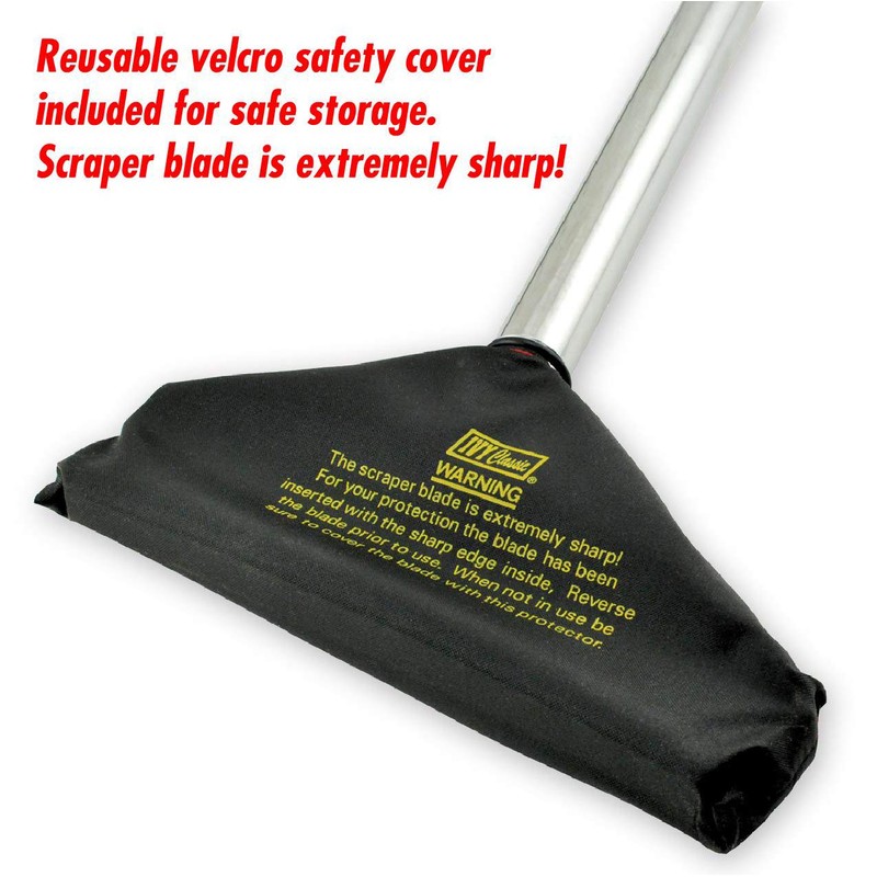 IVY Classic 11159 8" Floor Scraper with Telescoping Handle, 1-Pack