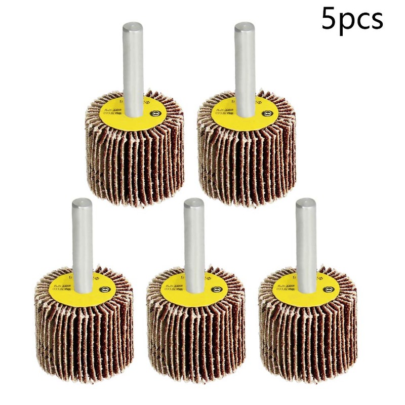 Utoolmart 80 Grits Flap Wheels, Abrasive Wheel 30mm Sanding Wheel