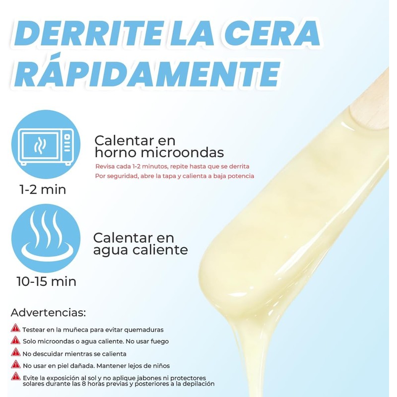Cera para Depilar Ultramo Jazmín – Suave y Duradera